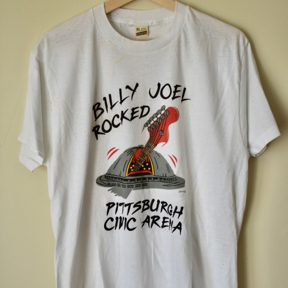 1982 Billy Joel - Vintage Screen Print